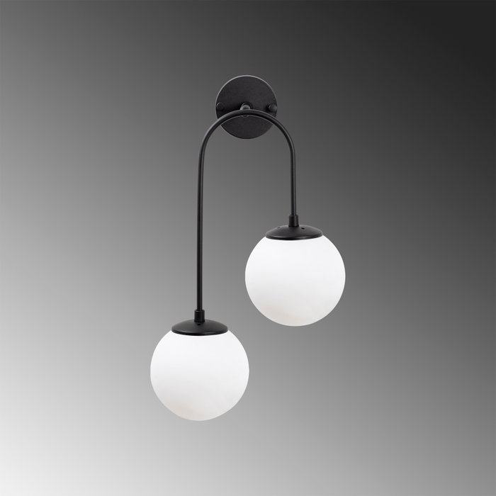 Opviq Jewel - 10575 Lámpara de pared blanca y negra Opviq Jewel - 10575 Lámpara de pared blanca y negra